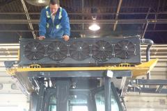 Custom Cooling Fan Controller on Komatsu Exterior