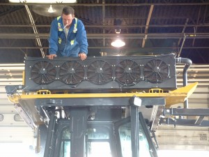 Custom Cooling Fan Controller with Komatsu